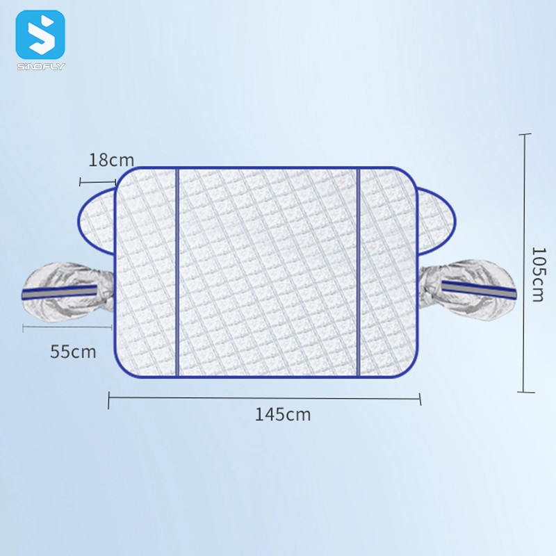 Automobile snow shield, winter front windshield, snow shield, magnetic light absorbing curtain fabric, sun shield, sun protection and heat insulation for car